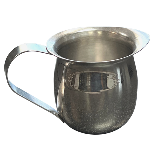 Mini Espresso Pitcher - 3oz stainless steel creamer jug.