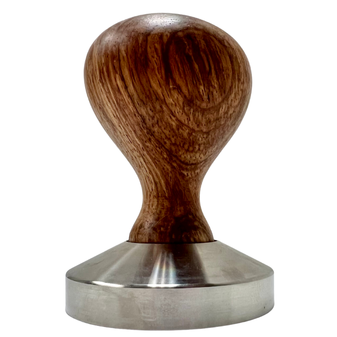 Tamper 58mm- Wooden with Round Handle