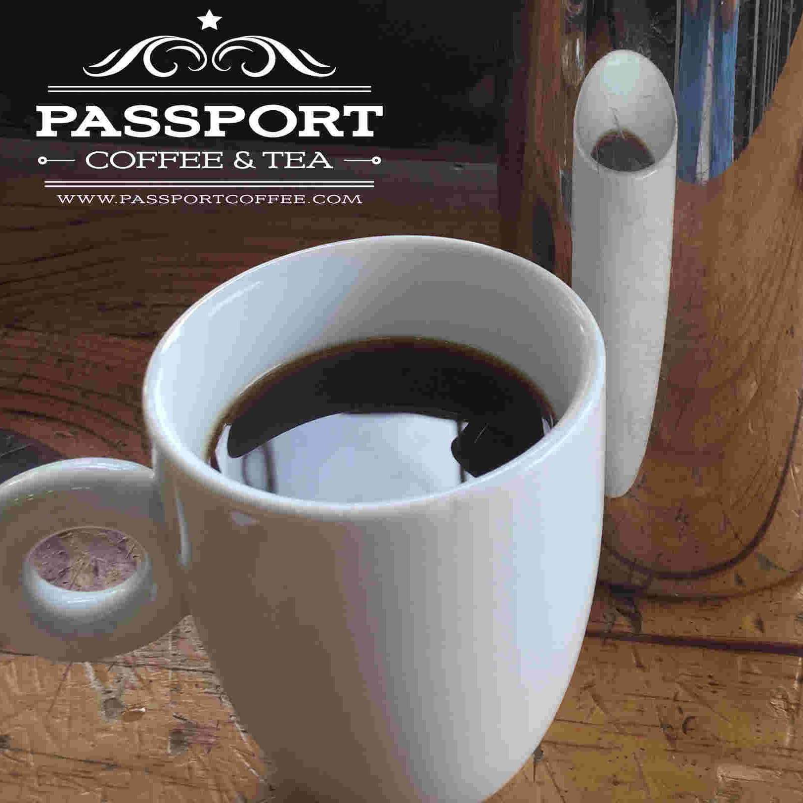 Southwest Chili flavored coffee in a white cup, with fragrant spice aroma.